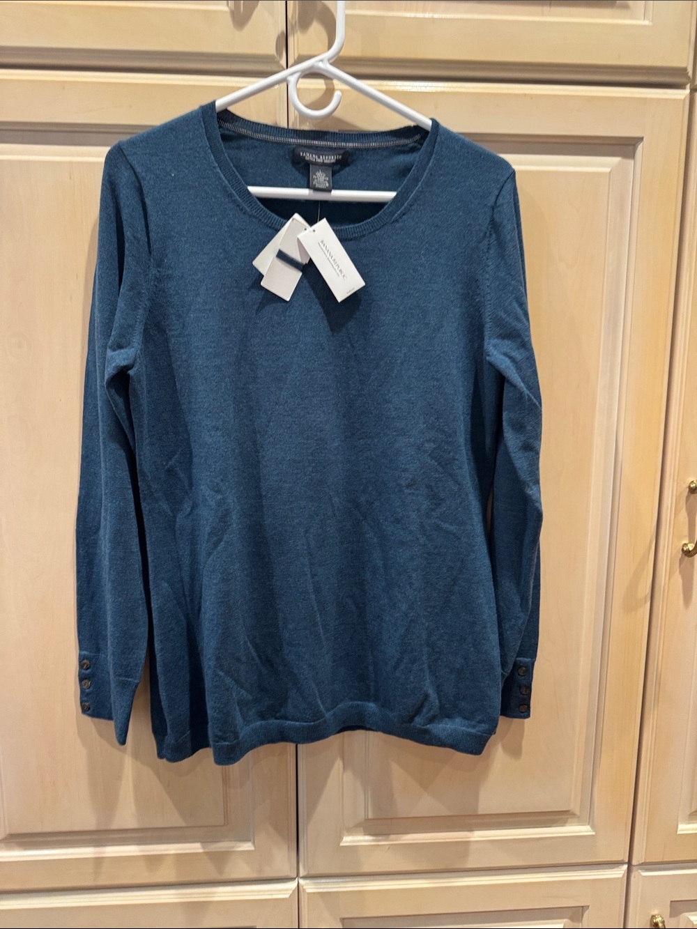 Banana Republic Teal Crewneck Oversized Sweater NWT